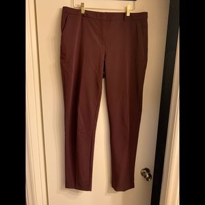 Burgundy slacks